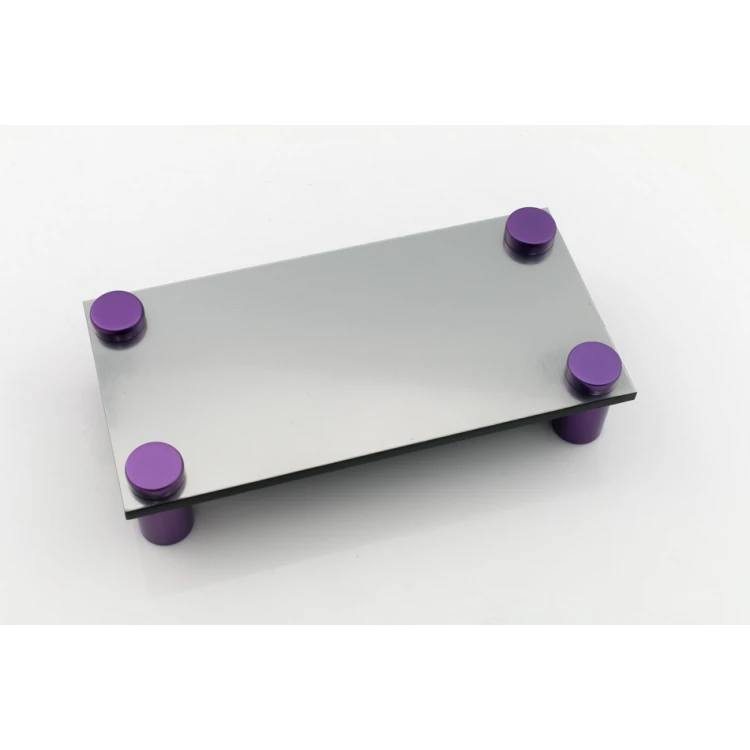 Dystans aluminiowy do szyldów i tabliczek - fioletowy - średnica 13mm - DDS024