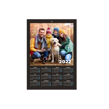 Kalendarz z fotografią - kolorowy druk UV - wymiary 297x420mm (A3) - KAL004