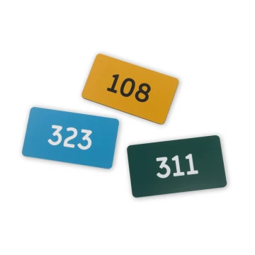 Numeracja na drzwi Multicolor - wymiary: 90x50mm - ND024