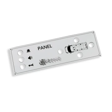 Panel czołowy grawerowany z aluminium aluply - wymiar 190x60mm - PCZ021