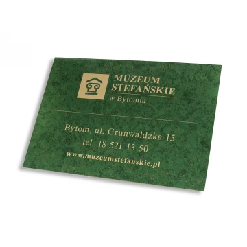 Tabliczka ozdobna - marmurek zielony -  wym. 297x210mm (format A4)