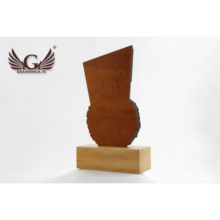 Trofeum drewniane  - FOLK - model DTA46 - wys. 21,5cm