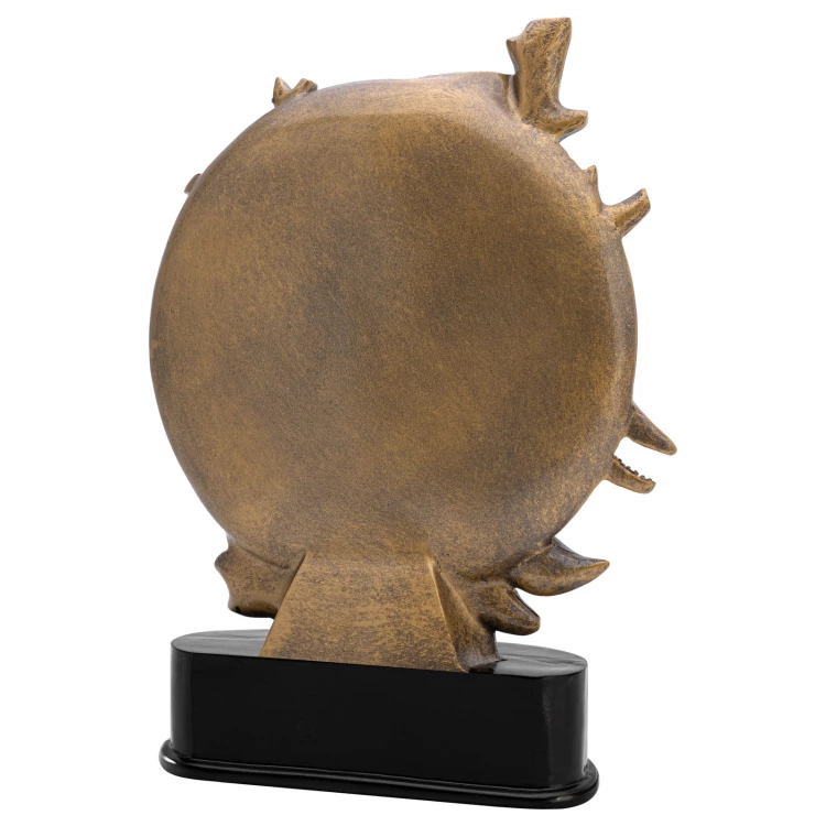 Statuetka Złota Ryba 2 - odlewana z Twoim grawerem - wys. 28 cm - FOL076