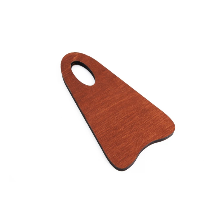 Brelok drewniany Bigbrel 4 - kolor jasny orzech - wym. 60x120mm - BD075