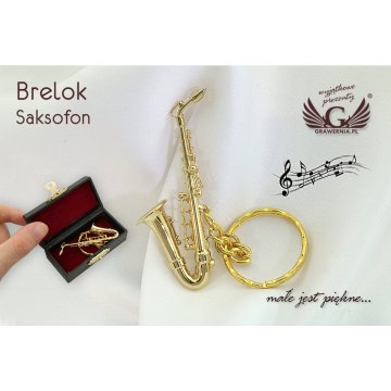 Brelok mini saksofon - BP37