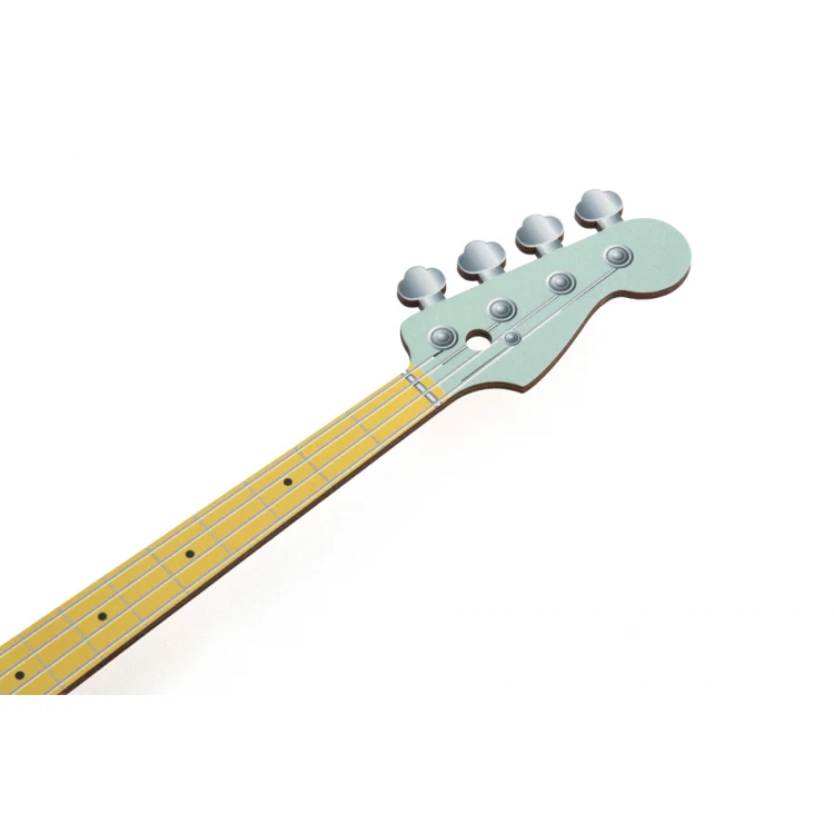 Dekoracyjna gitara basowa - kolorowy druk UV - DEK004