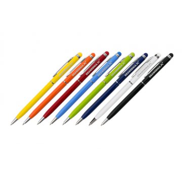 Długopisy metalowe Touch Tin 2 z końcówką dotykową i dowolnym grawerem - DP022