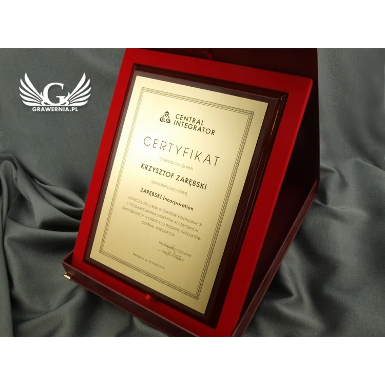 Certyfikat Classic Exclusive - DCE001