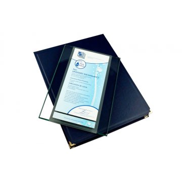 Dyplom szklany - kolorowy druk UV - DUV010