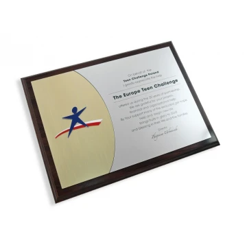 Dyplom z akrylowym logo - SL025