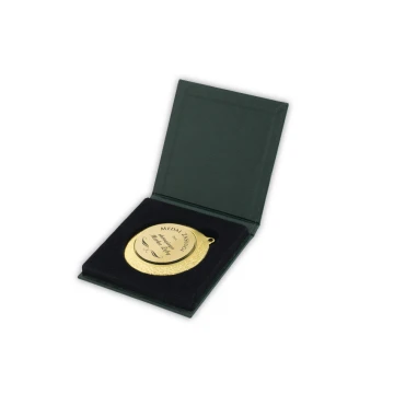 Etui standard na medal o średnicy 70mm - zielone - ET022