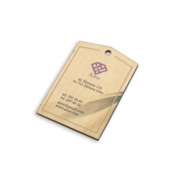 Etykiety drewniane, cenówki - wymiary: 42x60mm - druk UV - EDR005