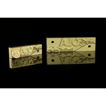 GORĄCY STEMPEL do wypalania logotypu na gorąco i zimno - wymiary matrycy: 60,8x17,3mm lub 90,9x25,5mm - LASER