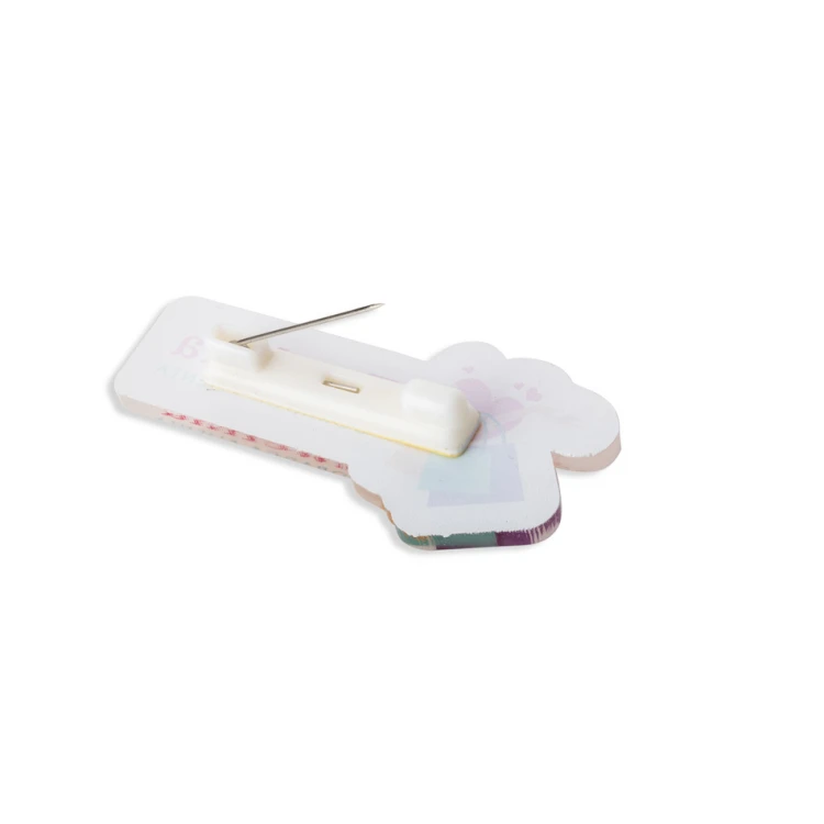 Identyfikator z dowolnym logotypem - plexi z nadrukiem UV - ID109