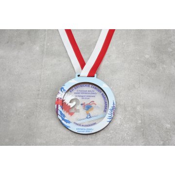 Medal Premium - Ski 3 - wymiary: 90x90mm - MGR088
