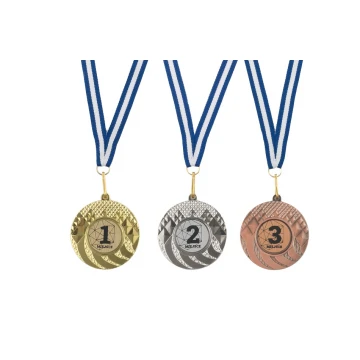 Medale metalowe z grawerowanym emblematem - średnica 50mm - MMC0150