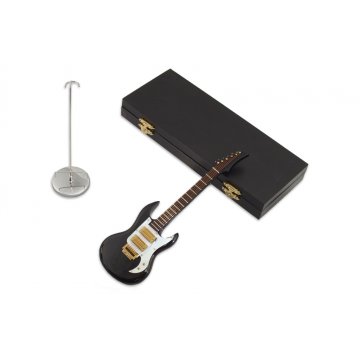 Mini gitara elektryczna z futerałem - czarna - model MGT11