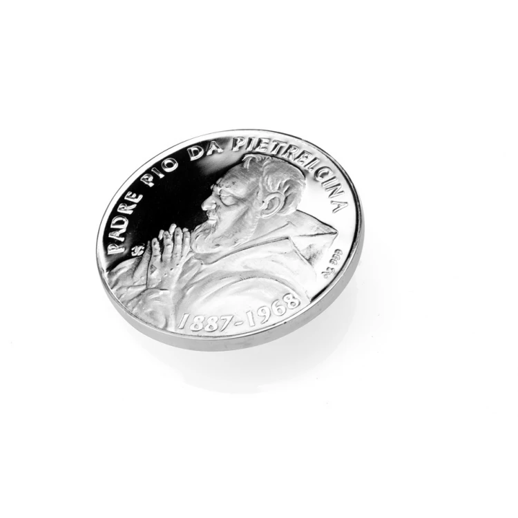 Moneta srebrna - Ojciec Pio z Pietrelciny - MON030