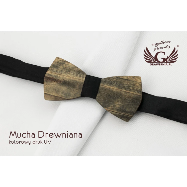 Mucha drewniana - kolorowy druk UV - MDR019 (mała)