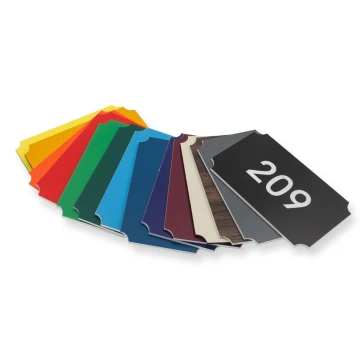 Numeracja na drzwi Multicolor - wymiary: 80x50mm - ND025