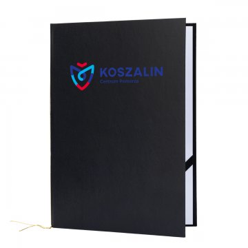 Okładka na dyplom Standard - czarna - dowolny nadruk UV - ET050