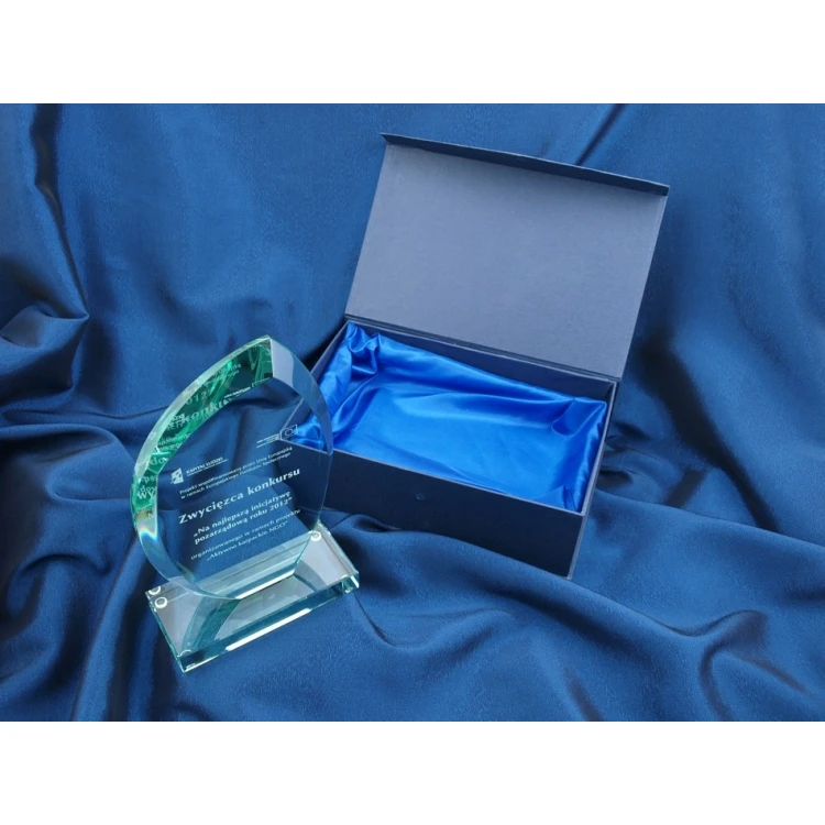 Trofeum szklane w etui - INES