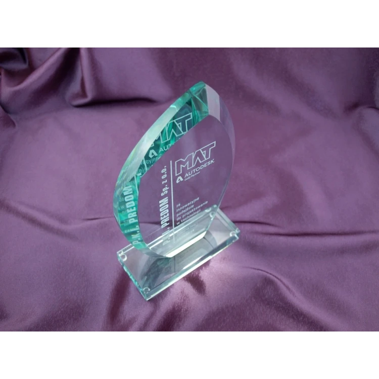Trofeum szklane w etui - INES