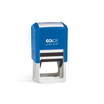 Pieczątka samotuszująca kwadratowa COLOP Printer Q43 - wymiar płytki tekstowej: 43x43mm - COL070