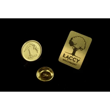 Pinsy metalowe z Twoim logo - wym. 17x24mm - PS015