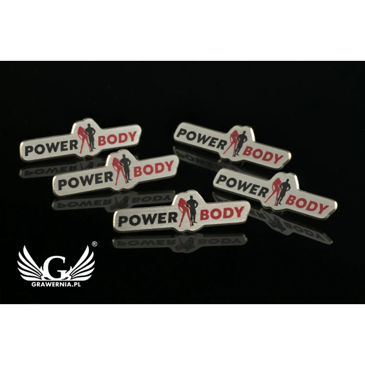 Pinsy metalowe z Twoim logo - wym. 36x10,7mm - druk UV - PS026