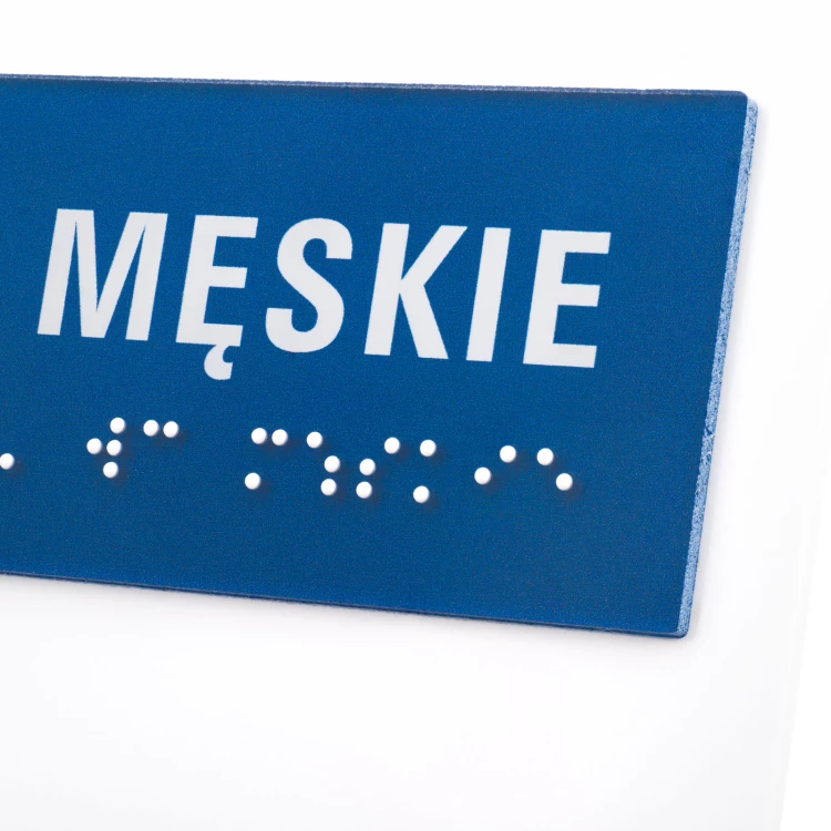 Plan tyflograficzny z pismem Braille'a - tworzywo ADA, laminat i akryl - wym. 297x210mm - TAB587