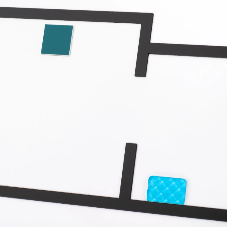 Plan tyflograficzny z pismem Braille'a - tworzywo ADA, laminat i akryl - wym. 400x250mm - TAB588