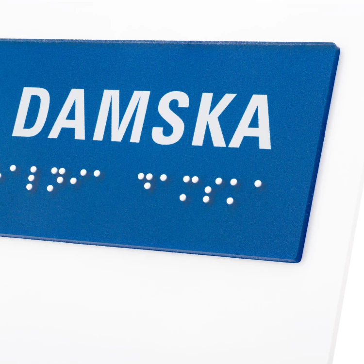 Plan tyflograficzny z pismem Braille'a - tworzywo ADA, laminat i akryl - wym. 400x250mm - TAB588