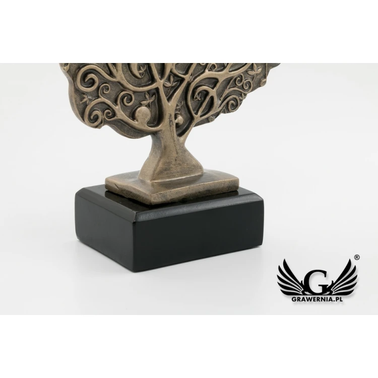 Statuetka Muzyka 1 - Drzewo Wiolinowe - atrakcyjna figurka odlewana - wysokość 21 cm
