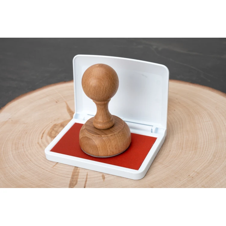 Stempel ślubny do odbijania w tuszu - średnica gryfu 50mm - STS006