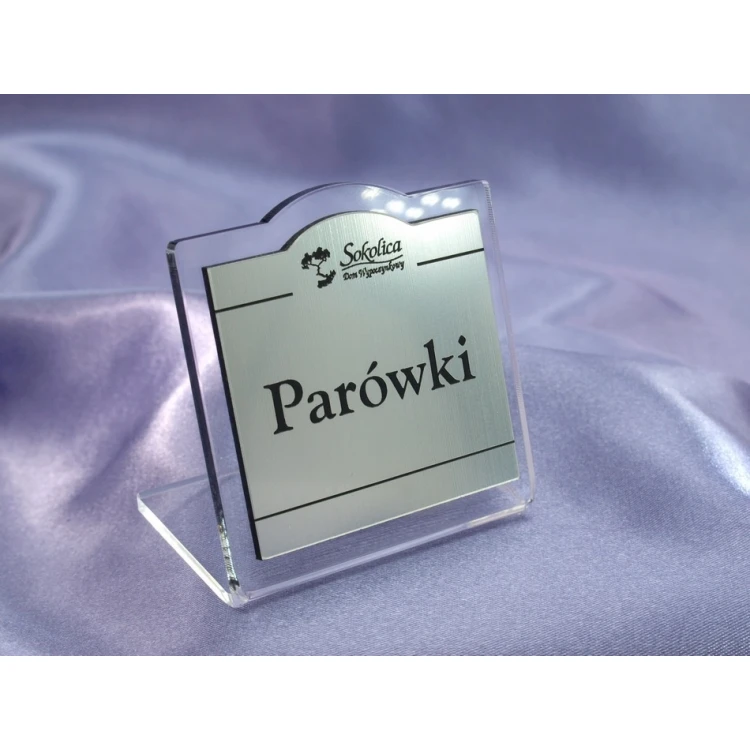 Stojaczki z nazwami potraw - wzór NS005