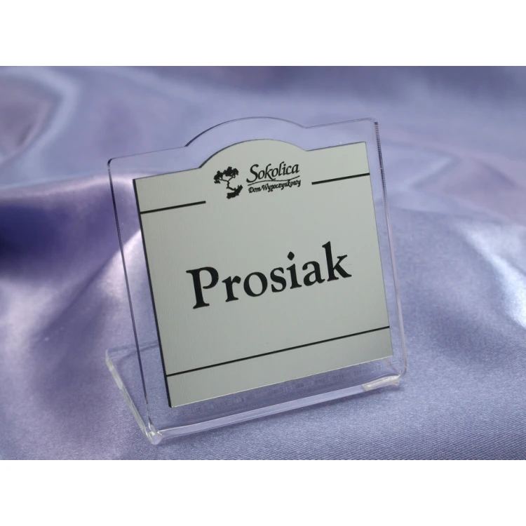 Stojaczki z nazwami potraw - wzór NS005