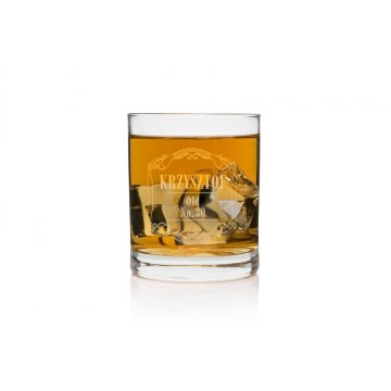 Szklanki do whisky z grawerem 6 sztuk - Baldwin - SZK001