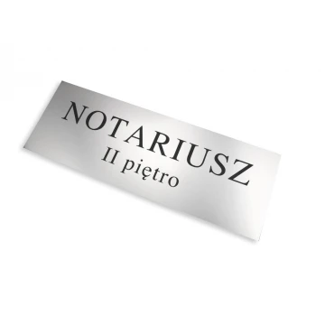 SZYLD NOTARIUSZA - z napisem NOTARIUSZ - SZ021 - wym. 500x175mm