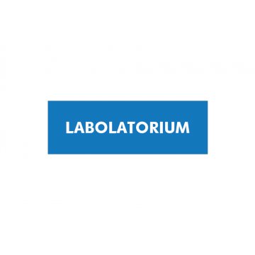 Tabliczka laboratorium, sterylizator - wym. 210x70mm - PVC - druk UV - TAB167