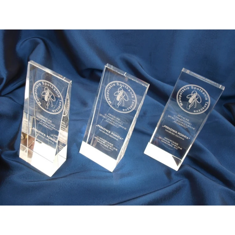 Trofeum szklane w etui - PERLA