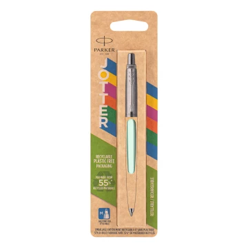 Długopis Parker Jotter BP60 Pastel miętowy - rozmiar M (medium) - niebieski tusz - PAR247-D-JOT