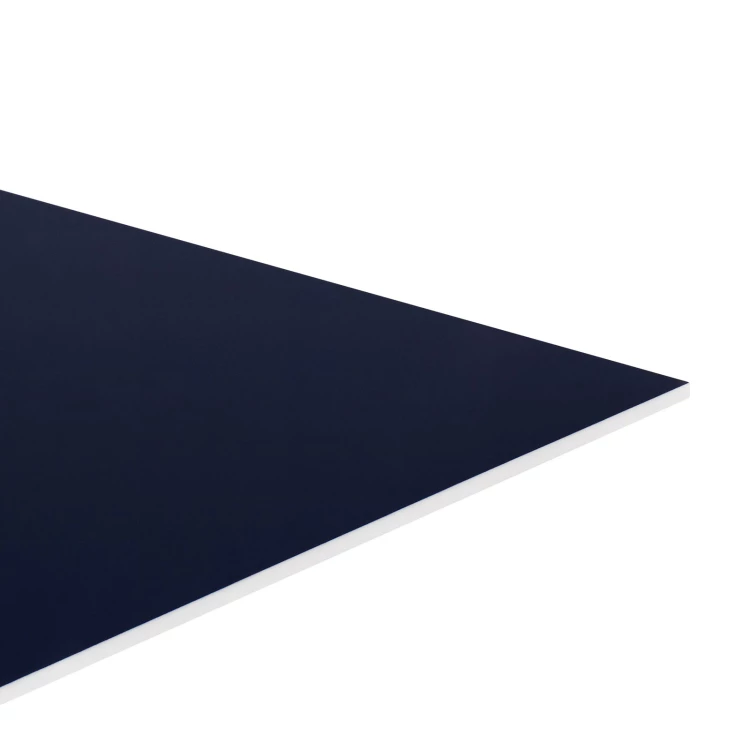 Granatowa tabliczka na drzwi z pismem Braille'a dla niewidomych - wym. 300x150mm - TAB701