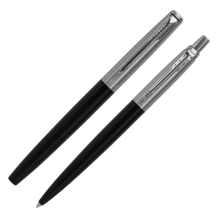Zestaw Parker pióro wieczne + długopis Jotter Core Bond Street czarny CT - rozmiar M (medium) - PAR236-DUO-PRO