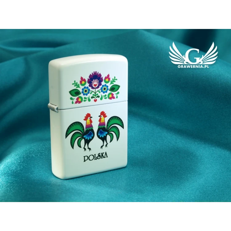 Zapalniczka ZIPPO Folklor White Matte - ZIP006