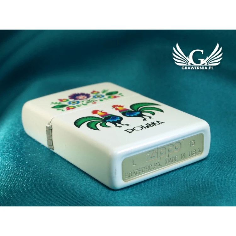 Zapalniczka ZIPPO Folklor White Matte - ZIP006