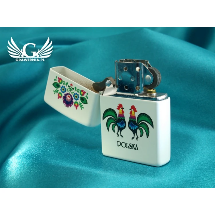 Zapalniczka ZIPPO Folklor White Matte - ZIP006