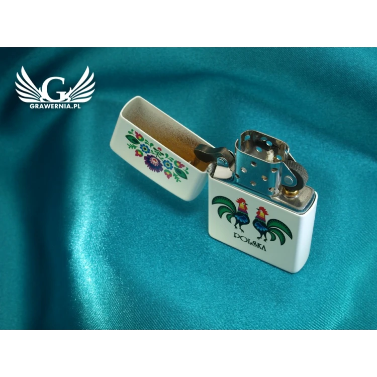 Zapalniczka ZIPPO Folklor White Matte - ZIP006
