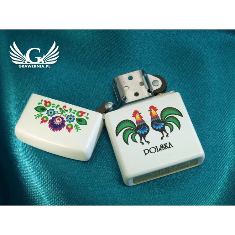 Zapalniczka ZIPPO Folklor White Matte - ZIP006