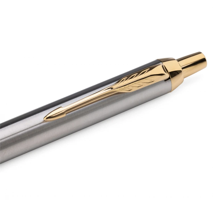 Zestaw Parker IM Core Brushed Metal GT - długopis z etui - PAR227